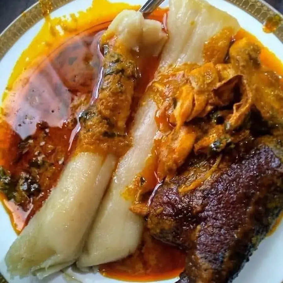 Kwacoco & mbanga soup
